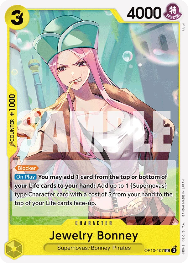 Jewelry Bonney OP10-107 – One Piece Card Game Character