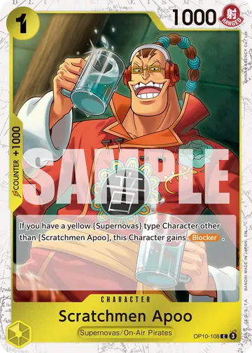 Scratchmen Apoo OP10-108 (Alternate art)