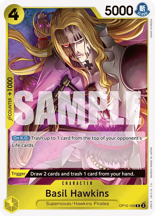 Basil Hawkins OP10-109 – One Piece Card Game Character