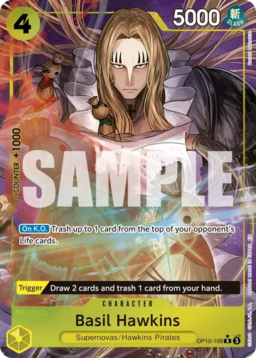 Basil Hawkins OP10-109 (Alternate art)