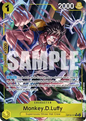 Monkey.D.Luffy OP10-111 (Alternate art)