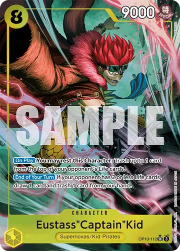 Eustass"Captain"Kid OP10-112 (Alternate art)