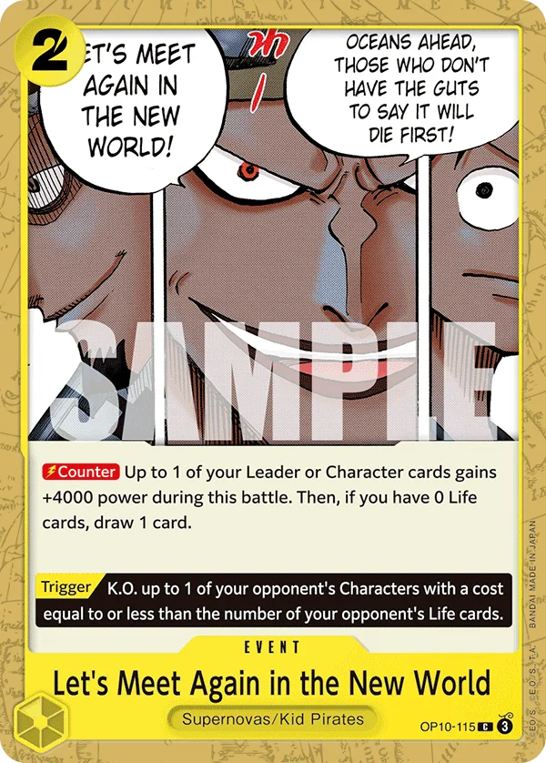 Let's Meet Again in the New World OP10-115 – One Piece Card Game Event