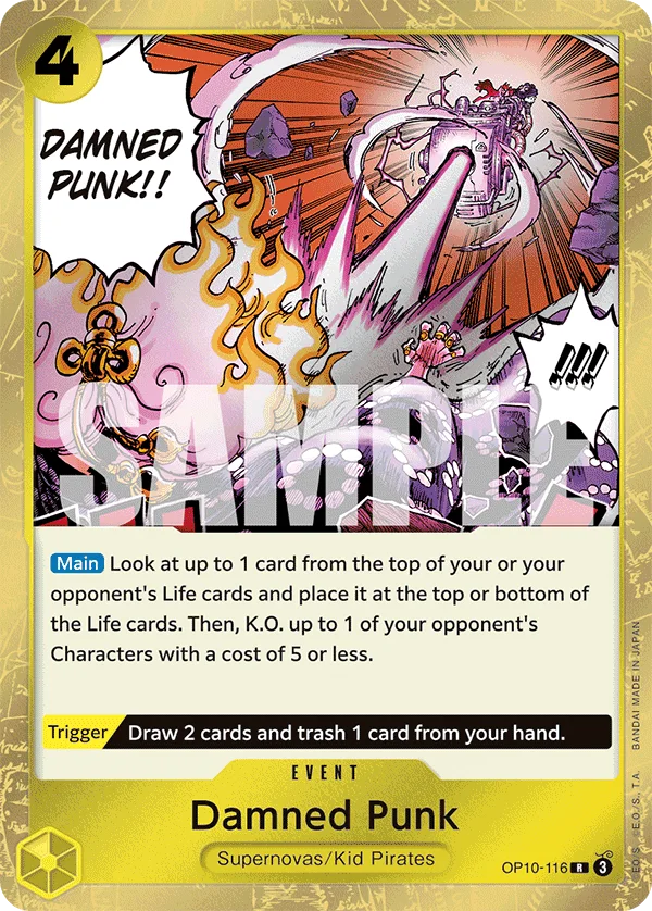 Damned Punk OP10-116 – One Piece Card Game Event