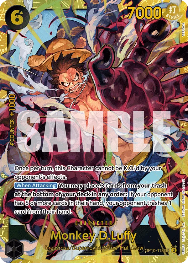 Monkey.D.Luffy OP10-118 – One Piece Card Game Character