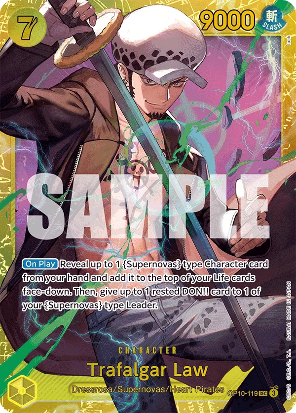 Trafalgar Law OP10-119 – One Piece Card Game Character
