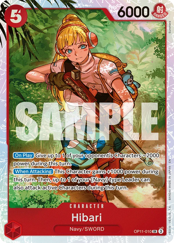 Hibari OP11-010 – One Piece Card Game Character