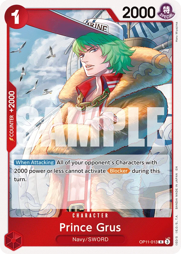 Prince Grus OP11-013 – One Piece Card Game Character