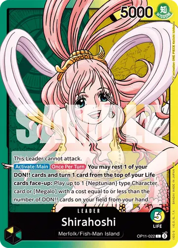 Shirahoshi OP11-022