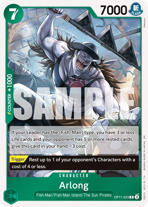 Arlong OP11-023 – One Piece Card Game Character