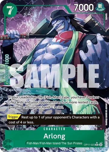 Arlong OP11-023 (Alternate art)