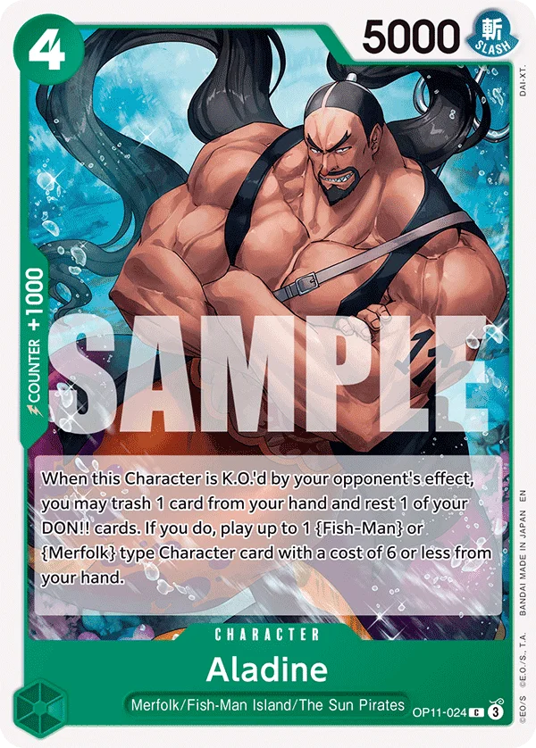 Aladine OP11-024 – One Piece Card Game Character