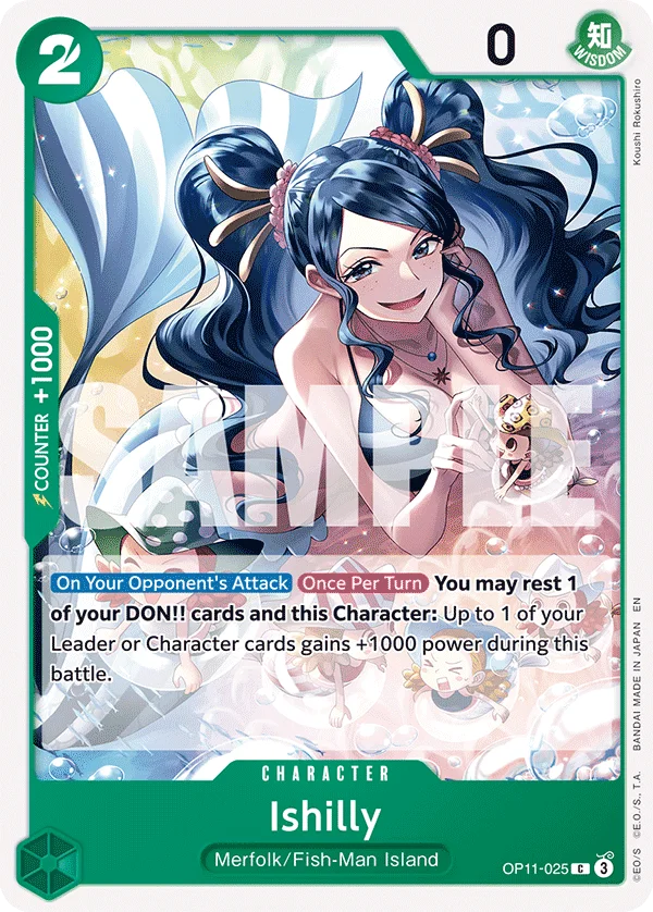 Ishilly OP11-025 – One Piece Card Game Character