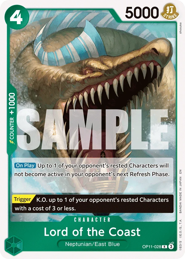 Lord of the Coast OP11-028 – One Piece Card Game Character