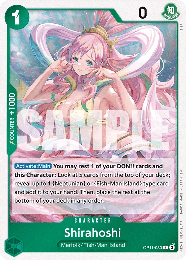 Shirahoshi OP11-030 – One Piece Card Game Character