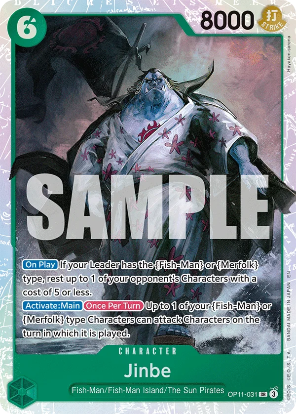 Jinbe OP11-031 – One Piece Card Game Character