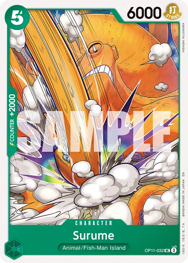 Surume OP11-032 – One Piece Card Game Character