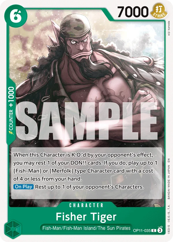 Fisher Tiger OP11-035 – One Piece Card Game Character