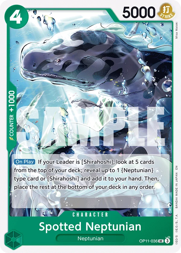 Spotted Neptunian OP11-036 – One Piece Card Game Character