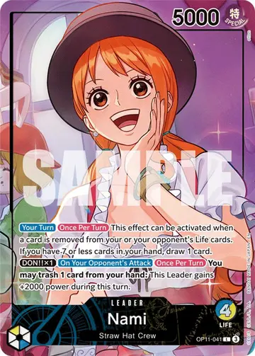Nami OP11-041 (Alternate art)