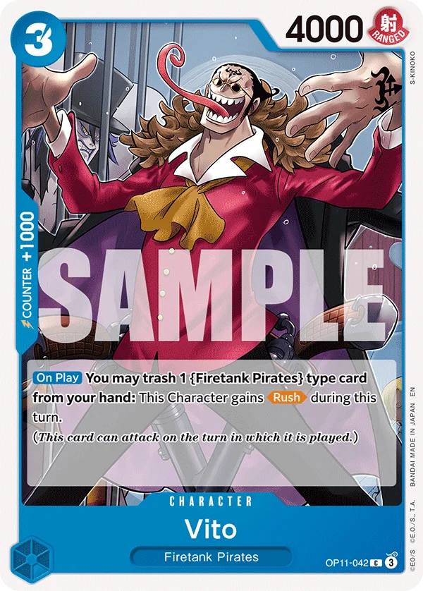 Vito OP11-042 – One Piece Card Game Character