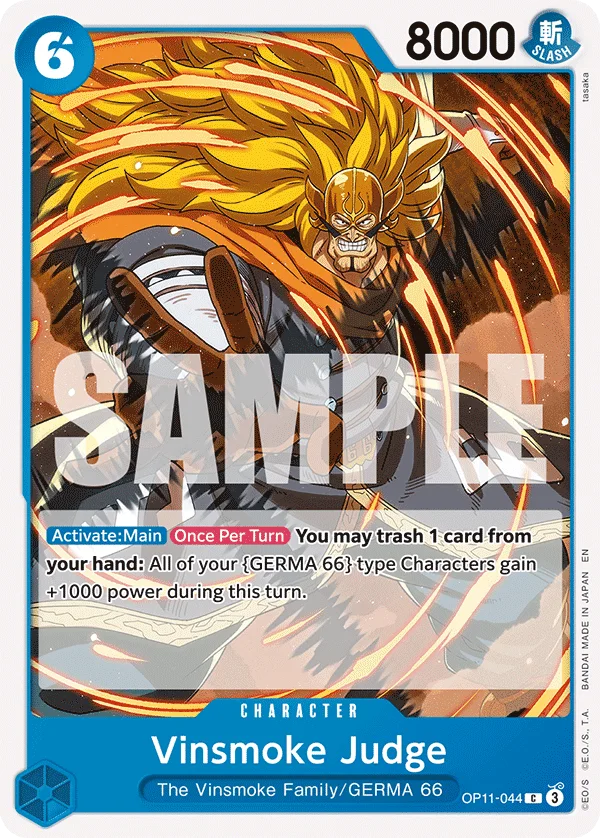 Vinsmoke Judge OP11-044 – One Piece Card Game Character