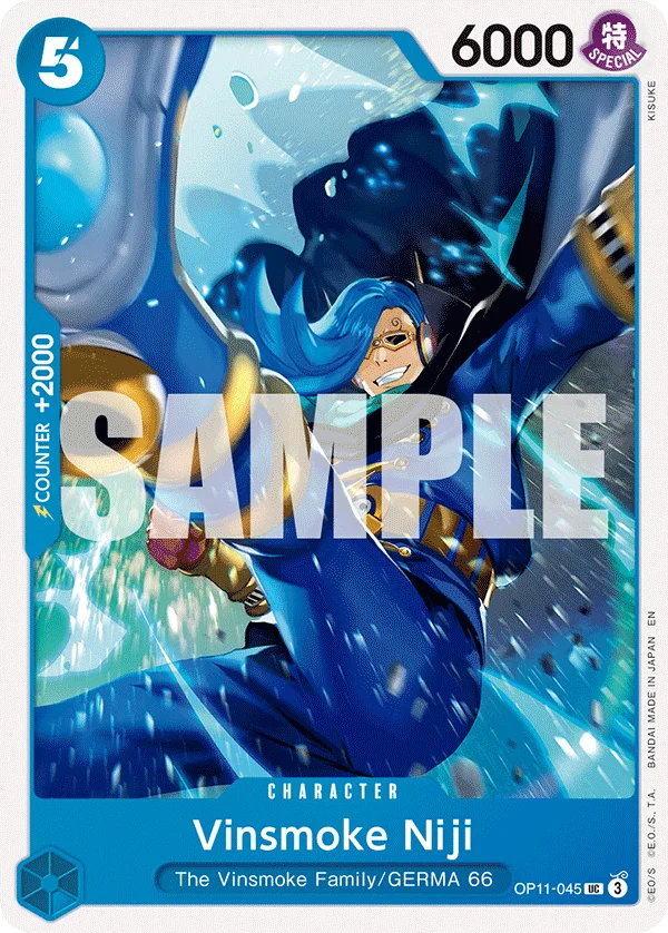Vinsmoke Niji OP11-045 – One Piece Card Game Character