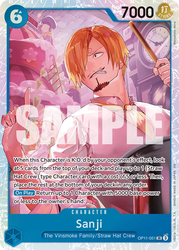 Sanji OP11-051 – One Piece Card Game Character