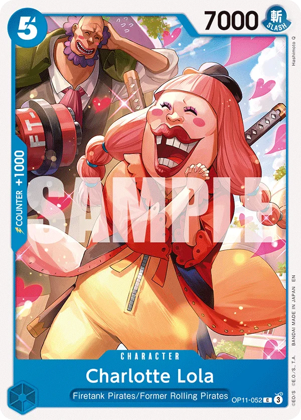Charlotte Lola OP11-052 – One Piece Card Game Character
