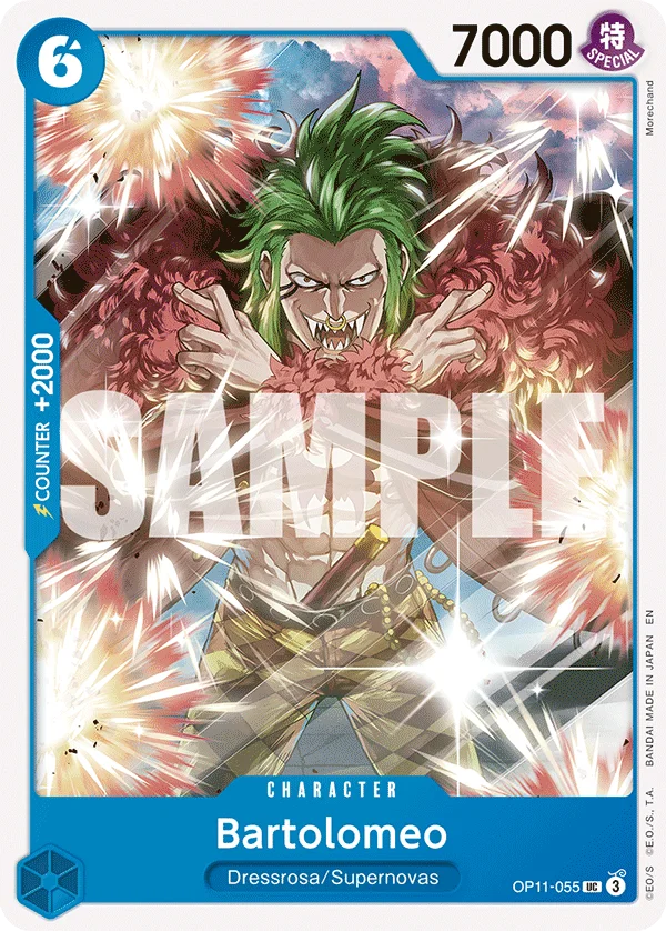 Bartolomeo OP11-055 – One Piece Card Game Character