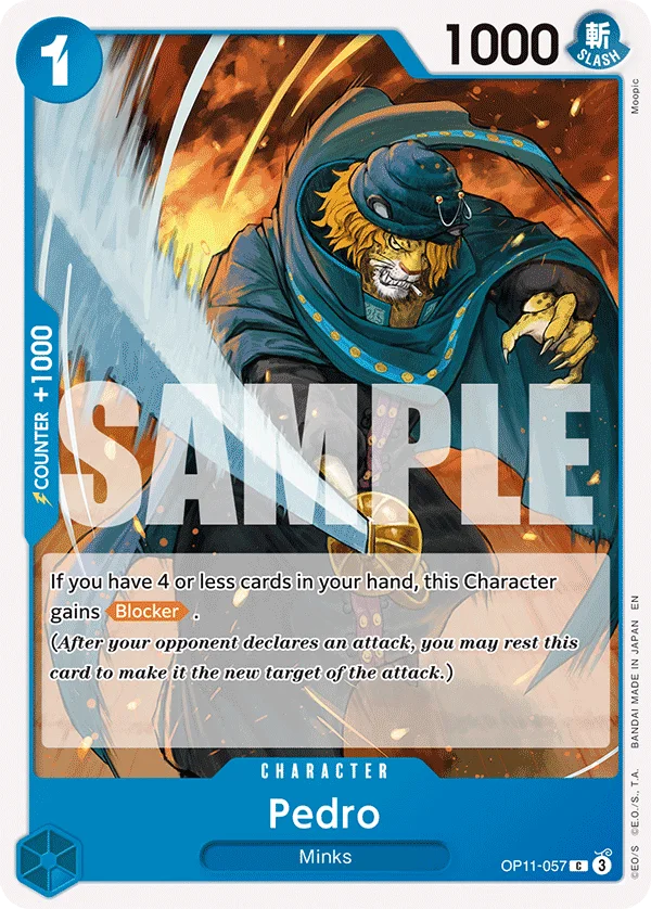 Pedro OP11-057 – One Piece Card Game Character