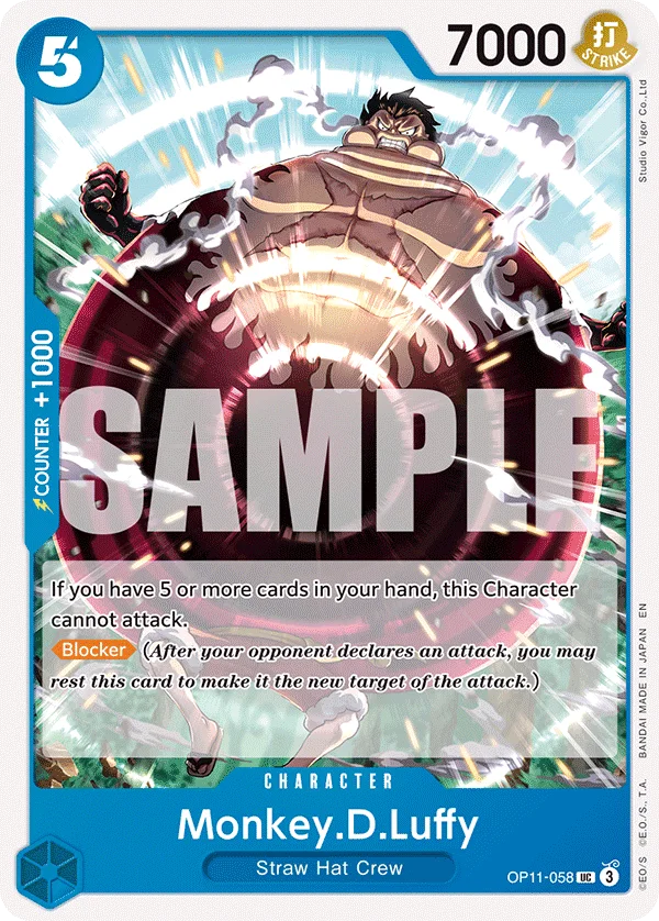 Monkey.D.Luffy OP11-058 – One Piece Card Game Character
