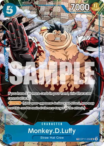 Monkey.D.Luffy OP11-058 (Alternate art)