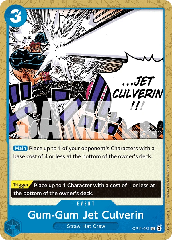 Gum-Gum Jet Culverin OP11-061 – One Piece Card Game Event