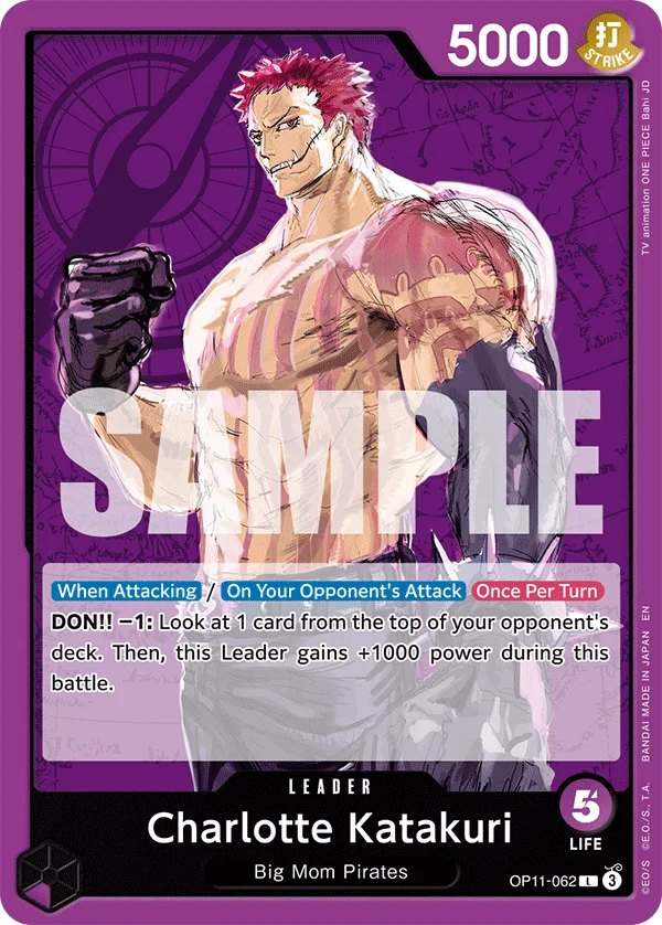 Charlotte Katakuri OP11-062 – One Piece Card Game Leader