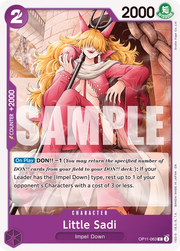Little Sadi OP11-063 – One Piece Card Game Character