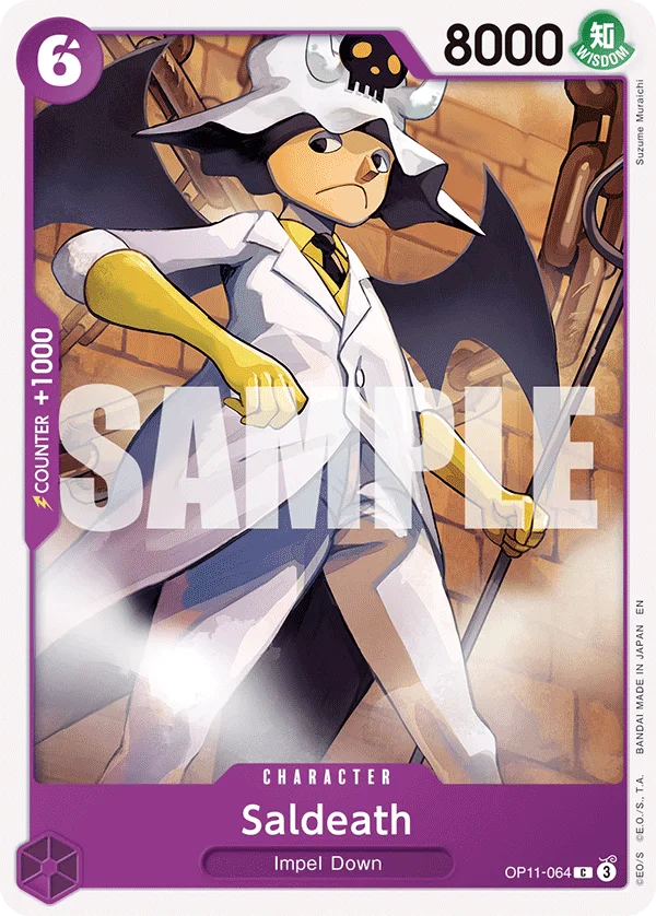 Saldeath OP11-064 – One Piece Card Game Character