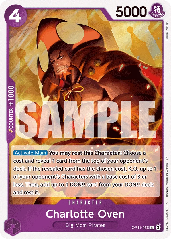 Charlotte Oven OP11-066 – One Piece Card Game Character