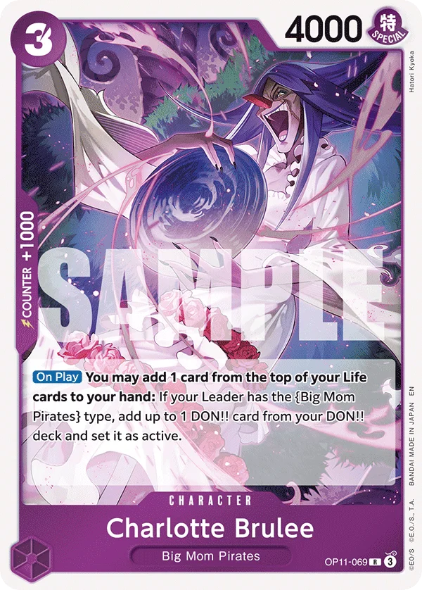 Charlotte Brulee OP11-069 – One Piece Card Game Character