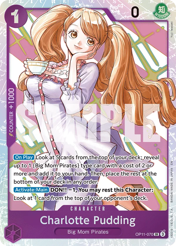 Charlotte Pudding OP11-070 – One Piece Card Game Character