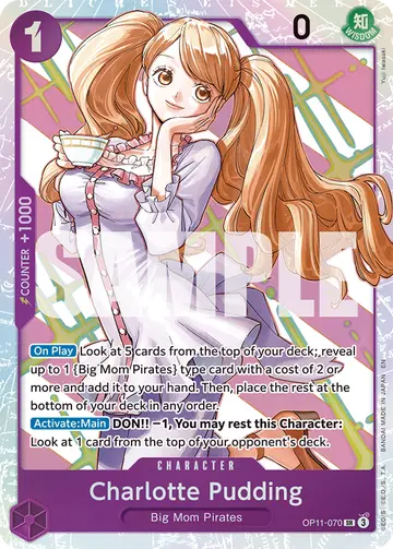 Charlotte Pudding OP11-070