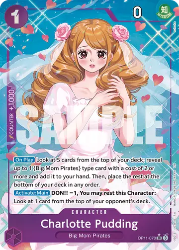 Charlotte Pudding OP11-070 (Alternate art)