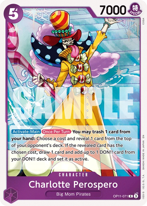 Charlotte Perospero OP11-071 – One Piece Card Game Character