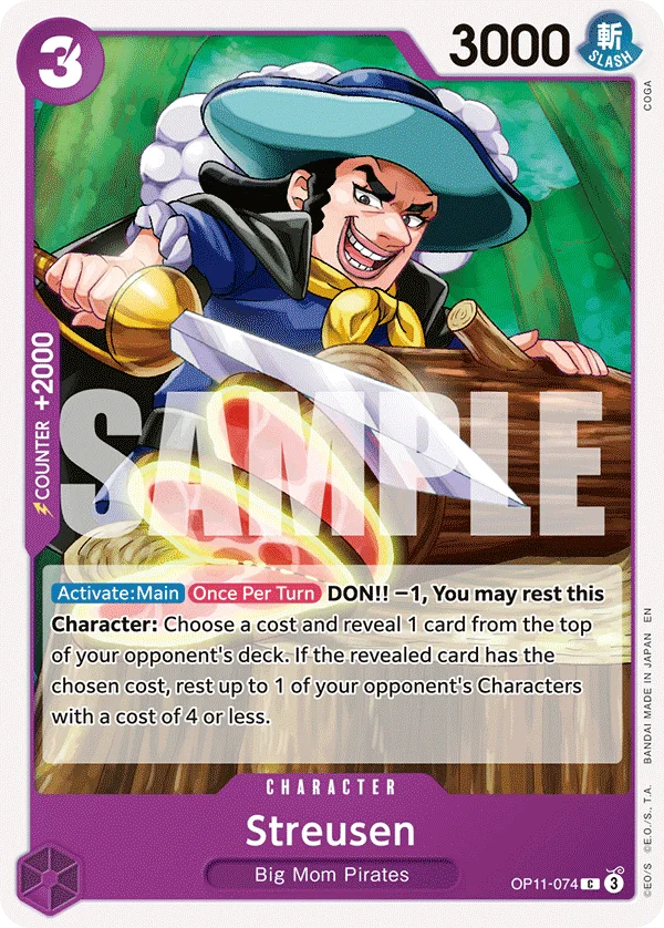 Streusen OP11-074 – One Piece Card Game Character