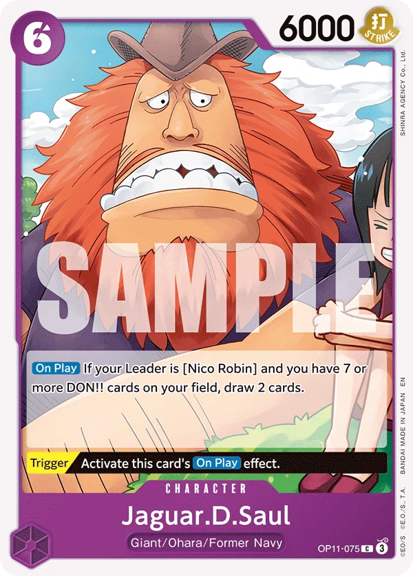 Jaguar.D.Saul OP11-075 – One Piece Card Game Character