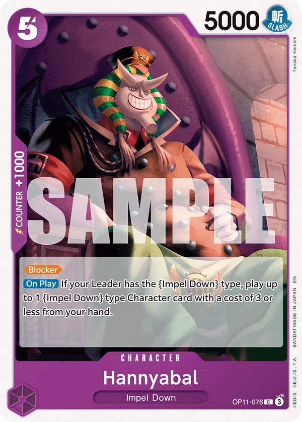 Hannyabal OP11-076 – One Piece Card Game Character