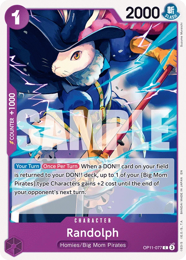 Randolph OP11-077 – One Piece Card Game Character