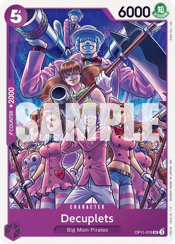 Decuplets OP11-078 – One Piece Card Game Character