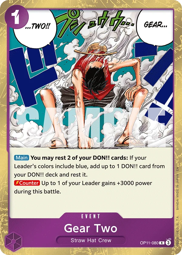 Gear Two OP11-080 – One Piece Card Game Event