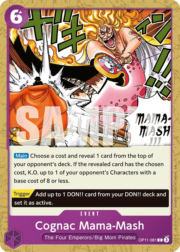 Cognac Mama-Mash OP11-081 – One Piece Card Game Event